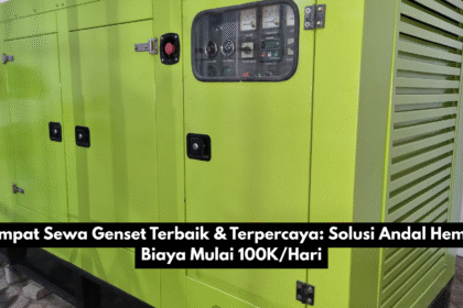 Tempat Sewa Genset Terbaik dan Terpercaya: Solusi Andal Hemat Biaya Mulai 100K/Hari