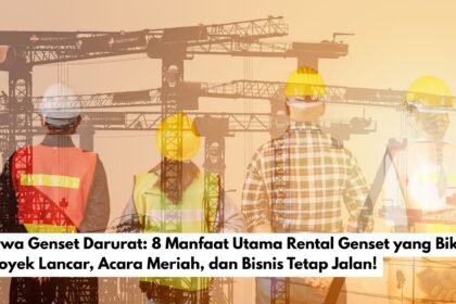 Sewa Genset Darurat: 8 Manfaat Utama Rental Genset yang Bikin Proyek Lancar, Acara Meriah, dan Bisnis Tetap Jalan!