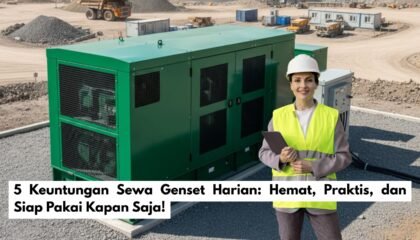 Sewa Genset Harian 5 Keuntungan Hemat, Praktis, dan Siap Pakai Kapan Saja!