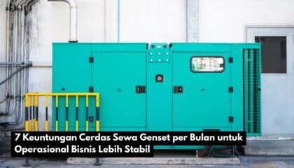 7 Keuntungan Cerdas Sewa Genset per Bulan untuk Operasional Bisnis Lebih Stabil