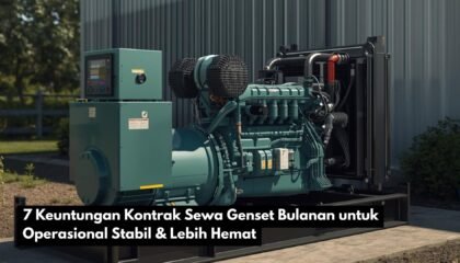7 Keuntungan Kontrak Sewa Genset Bulanan untuk Operasional Stabil & Lebih Hemat