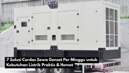 7 Solusi Cerdas Sewa Genset Per Minggu untuk Kebutuhan Listrik Praktis & Hemat