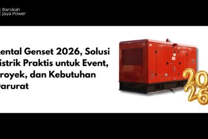 Rental Genset 2026, Solusi Listrik Praktis untuk Event, Proyek, dan Kebutuhan Darurat
