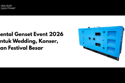 Rental Genset Event 2026 untuk Wedding, Konser, dan Festival Besar