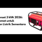 Rental Genset 3 kVA 2026 Pilihan Hemat untuk Kebutuhan Listrik Sementara