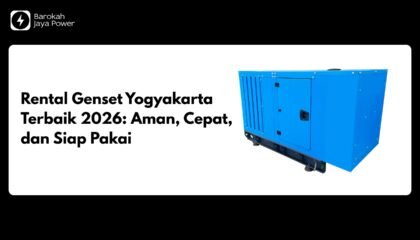 Rental Genset Yogyakarta Terbaik 2026 Aman, Cepat, dan Siap Pakai