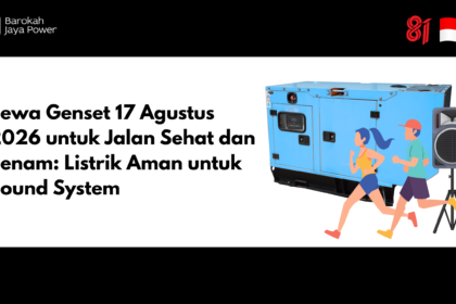 Sewa Genset 17 Agustus 2026 untuk Jalan Sehat dan Senam: Listrik Aman untuk Sound System